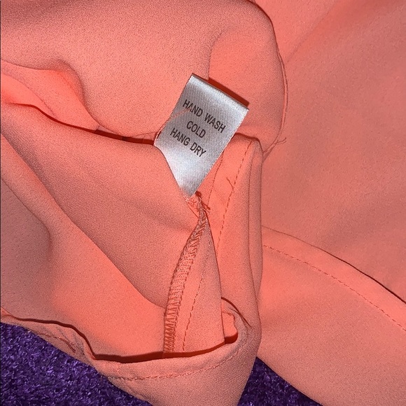 Peach Flowy Shirt - Picture 5 of 5